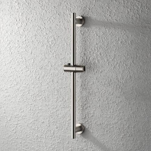 Stainless steel Shower Slide Bar for Bathroom with Adjustable Handheld Shower Holder Wall Mount, Brushed SUS 304 Stainless Steel