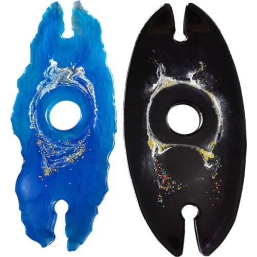 1PC DIY Rregular Wine Rack Silicone Mold Red Wine Shelf Cup Pad Molds Crystal Tray Bracket Form Home Decoratin Art Resin Mould