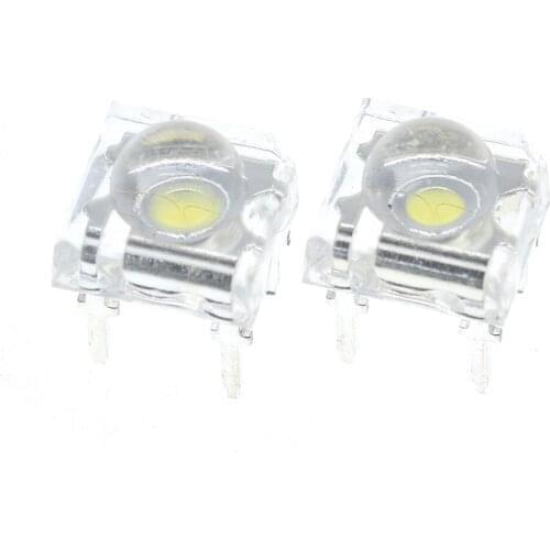50Pcs 5mm F5 Piranha LED White Red Green Amber Clear 5mm LED Diode Light-Emitting-Diodes 4-pins Piranha LED Diodos Brightness