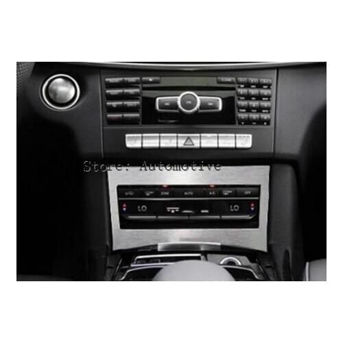 For Mercedes W212 Benz E-Class E200 E260 E300 2014-2016 Aluminum Center Control Air-Condition Switch Cover Trim Car-Styling