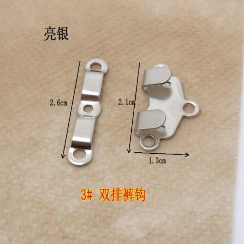 Large Nickle Hook and Bar Fastener Dress trouser Hemline Hook and Bar Skirt/Trouser Fastener Free shipping