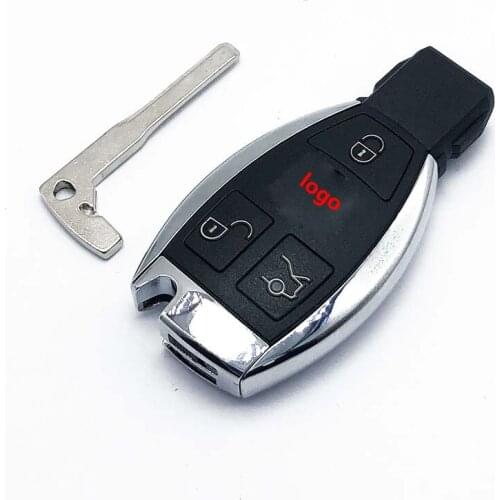 3 Buttons Car Remote Key Case BGA NEC Smart Key Shell for Mercedes Benz W212 W203 W210 W204 W205 W211 CL SLk CLK C E S Class