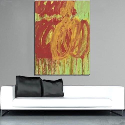 Cy Twombly Still life Classical Hand Painted Canvas oil Painting Drawing Wall art Canvas Painting wine wine airbrush kitchen