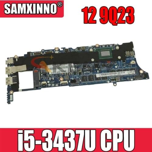 For XPS 12 XPS12 9Q23 motherboard i5-3437u for dell CN-0741V1 laptop motherboard QAZA0 LA-8821P mainboard working well