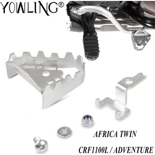 For HONDA AFRICA TWIN CRF1100L/CRF1100L ADVENTURE 2020-2021 Motorcycle Rear Foot Brake Lever Peg Pad Extension Enlarge Extender
