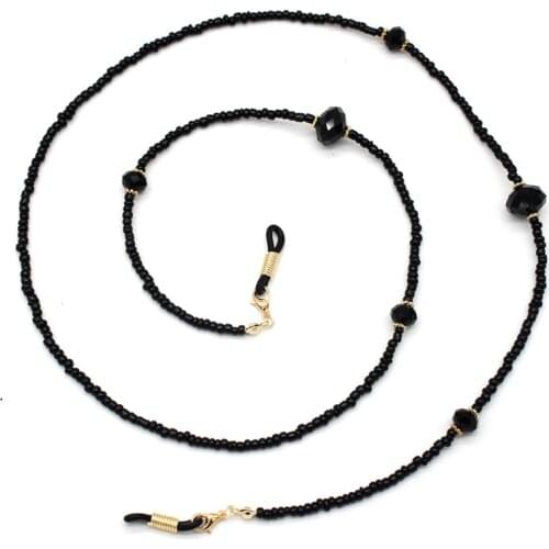 Crystal Acrylic Beads Small Beaded Eyeglasses Chain Reading Glasses Rope Sunglasses Strap Cord Holder Neck Band Accessories