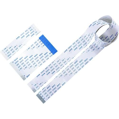 10PCS 30P Line length 6CM-40CM 10CM 15CM 20CM 25CM Flat Flexible Cable FFC FPC LCD Cable AWM 20624 80C 60V VW-1 Pitch 0.5 1.0MM
