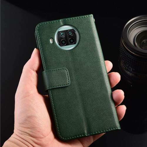 Kickstand Cover For Xiaomi Mi 10T Lite 5G Coque With Strap For Xiaomi Mi10T Lite 5G Wallet Flip Leather Case