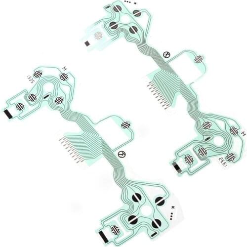 Conductive Film Controller Keyboard Flex Cable PCB JDS-001 JDS-011 Slim Circuit Board Replacement Buttons Tape for Sony PS4