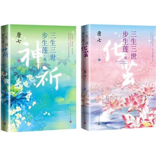 2 Book/set San Sheng San Shi Bu Sheng lian Chinese Fiction Novel Book