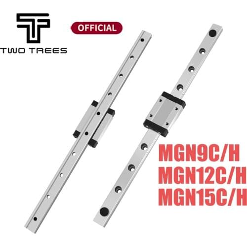 3D Printer Guide 12mm Linear Guide MGN12 L= 200/300/350/450/550mm linear& MGN12C/MGN12H Long linear carriage for CNC X Y Z Axis