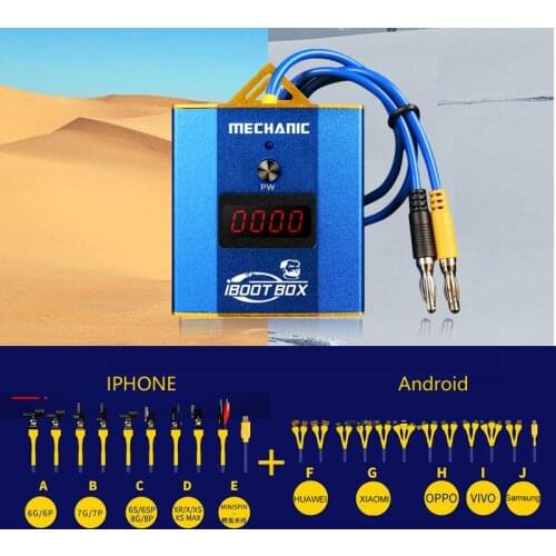 Mechanic DC Power Supply Cableuper Boot Line Cable Turn On Wire Iboot Box for Iphone & Android