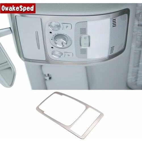 For Audi A4 B8 Q5 2010-2016 Roof Lamp Modified Accessories Car Styling Front Reading Light Frame Decoration Sticker Trim