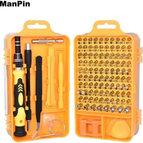 115 in 1 Mini Screwdriver Set Prolongable Electric Screw Driver Tool for Multi Computer PC Mobile Phone Repair Home Hand Tools