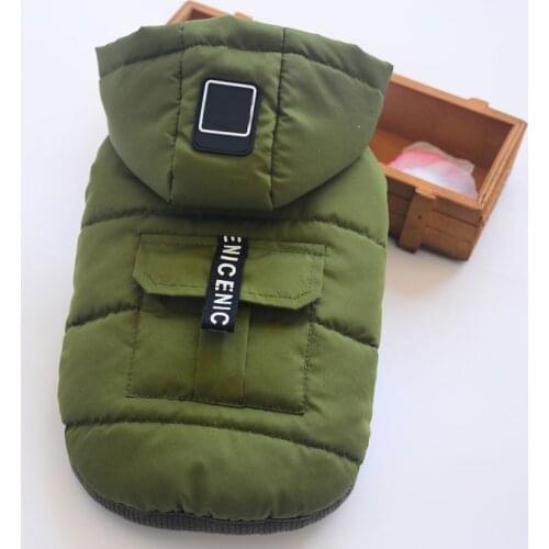 Pet Dogs Clothing Winter Warm Dogs Coat Jacket Puppy Cat Outdoor Clothing Hoodies For Yorkshire Teddy Outfit Pet Supplies