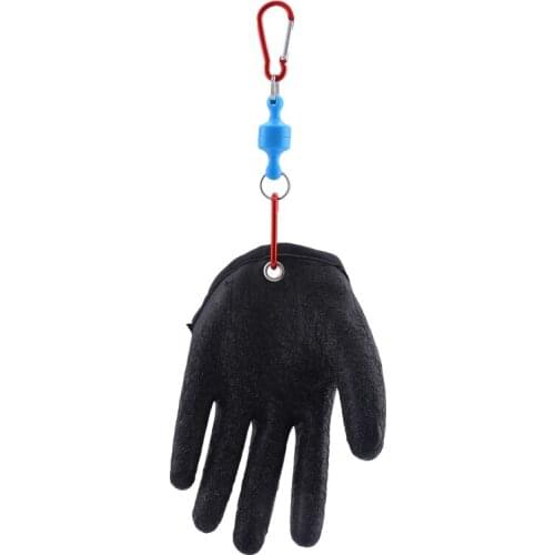 UV Sun Protection Half Finger Glove Breathable Fishing Glove Fish Equipment Hand Puncture Catching Fishing Glove New