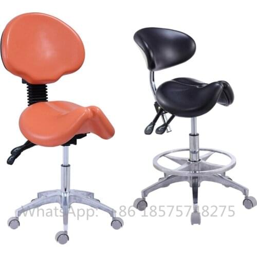 Dentist Chair PU Real Leather Dental Goods Dentistry Stool High Quality