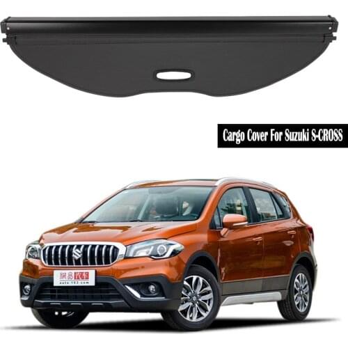 Rear Cargo Cover For Suzuki SX4 S-CROSS 2016-2021 privacy Trunk Screen Security Shield shade Auto Accessories