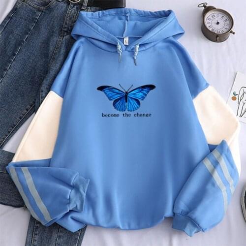 2021 Butterfly Patchwork Hoodies Sweatshirts Men Women Long Sleeves Unisex Hooded Sportswears Dropshipping Winter Hoody 300