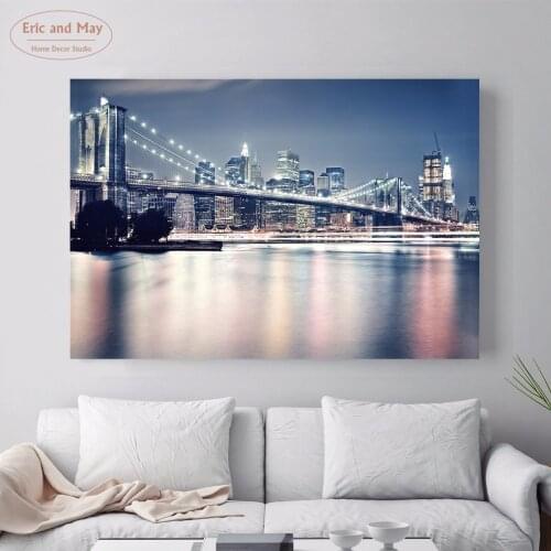 New York 3D Room Wallpaper Landscape Canvas Art Print Painting Poster Wall Pictures For Home Decoration Decor No Frame