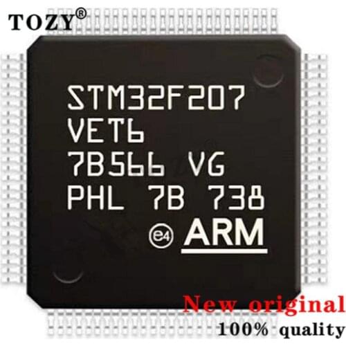 5pcs / lot new original Stm32f207vet6 lqfp100 arm Cortex-M3 32 bit MCU
