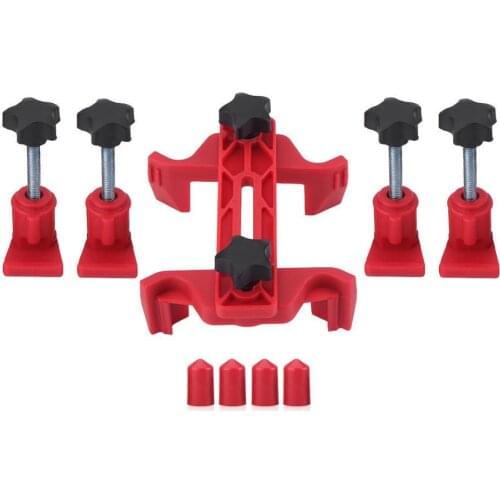 9pcs Car Auto Dual Cam Clamp Camshaft Engine Timing Sprocket Gear Locking Tool Kit Sprocket Gear Timing Car Accessories Tools