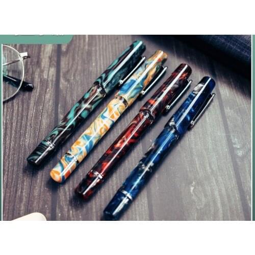 American High-grade Resin Pen Piston Inking Fountain Pen Business Gift