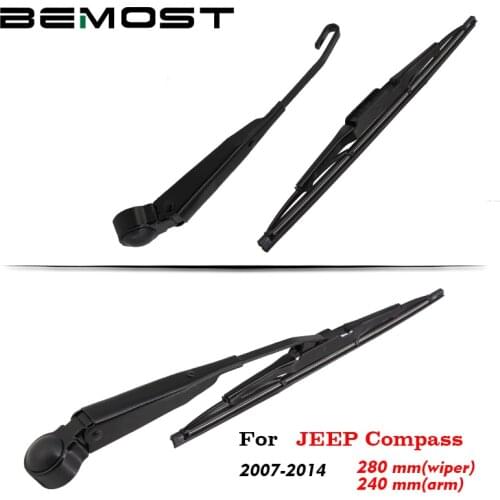 BEMOST Auto Car Rear Windscreen Windshield Wiper Arm Blade Soft Natural Rubber For Jeep Compass Hatchback Form 2007 To 2018