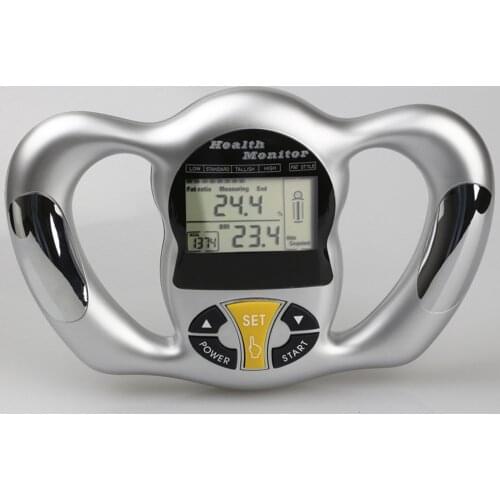 Wireless Digital LCD BMI Body Fat Scale Handheld Weight Body Fat Water Muscle Mass Detection Tool Fat Meter Analyzer Scale