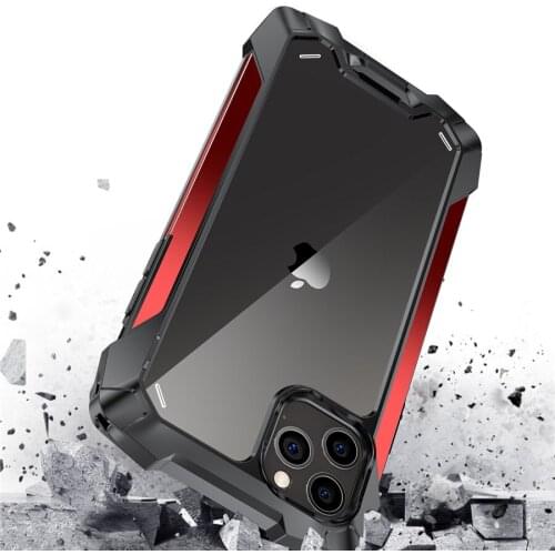 Shockproof Case for IPhone 12 Pro Max Soft Silicone Transparent Airbag Frame Cover for IPhone 11 Pro Max XS XR SE Shell Clear