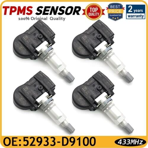 52933-D9100 433Mhz TPMS Tire Pressure Monitor Sensor For Genesis G90 Hyundai IONIQ SANTA FE VELOSTER Kia NIRO SORENTO