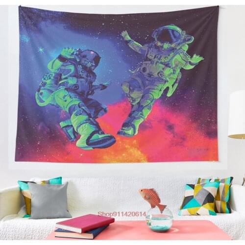 Baby Pluto tapestry Beautiful home Art Deco Wall Tapestry Bohemian decoration Hippie psychedelic Scene Travel mattress