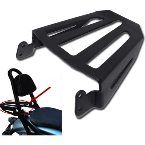 For Yamaha Star Bolt XVS950 XV950 XVS XV 950 2014-2017 15 16 Steel Sport Sissy Bar Backrest Rear Luggage Rack Motorcycle Black