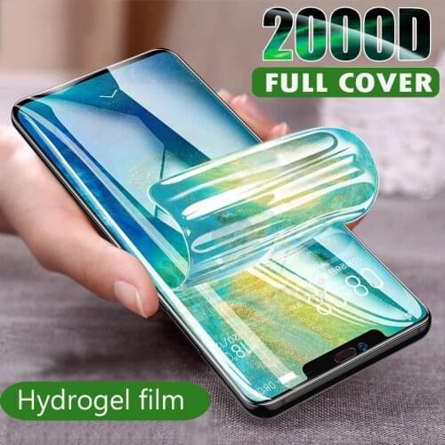 Full Cover Hydrogel Film For iPhone 8 7 Plus 11 12 Pro Max Screen Protector For iPhone 12 Mini X XR XS MAX SE 2020 6S Not Glass