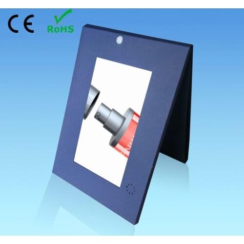 Customize Multiple size materials brochures Video Greeting Cards Fashion Design Video Advertising Cards with digital screen