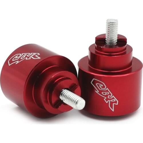 Red Handlebar Bar Ends for Honda Cbr 600 900 929 954 1000 1100 Rr F4I F4 1986-2012 Aftermarket Free Shipping Motorcycle Parts