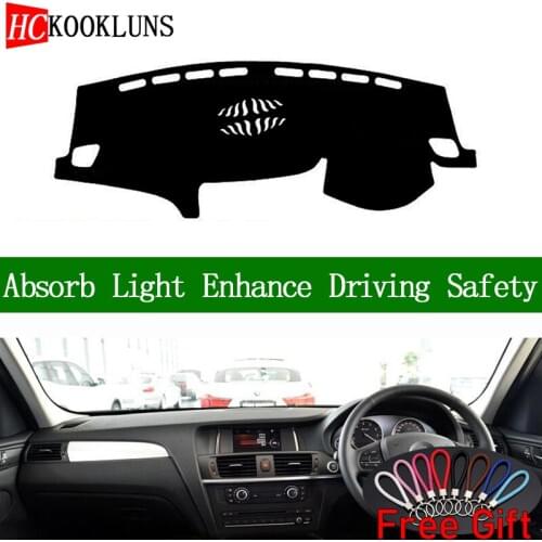 For BMW X3 2013 2014 2015 2016 Right Hand Drive Dashboard Cover Car Stickers Sun Shade Dash Mat Carpet Interior Accessories