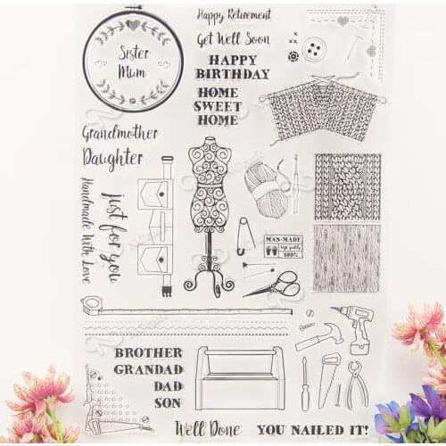 Happy Birthday DIY Hand Account Scrapbook Cut This Finished Seal Transparent Seal Stamps for Scrapbooking