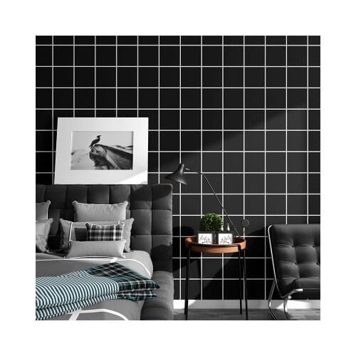 Black Marble Wood Grain Self Adhesive Waterproof Wallpaper for Kitchen Cabinets Countertops PVC Wall Sticker Vinyl Contact Paper