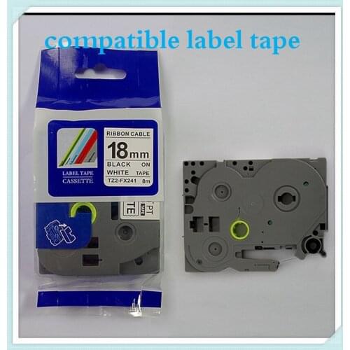 Mix 10pcs TZe-FX231+10pcs tze-FX241 tz-FX241 tz FX241 Black on White for brother p touch printer
