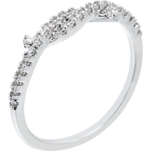 Delicate and chic intersecting lines with female rings, suitable for girls/womens party fashion jewelry gifts J Z-028