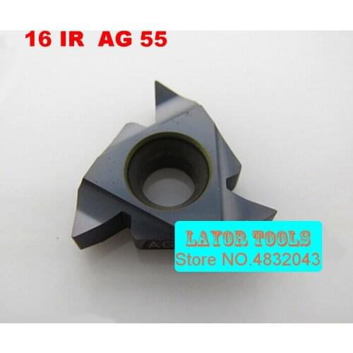 16 IR AG 55 ,Indexable Tungsten Carbide Threading Lathe Inserts for Threaded Lathe Holder