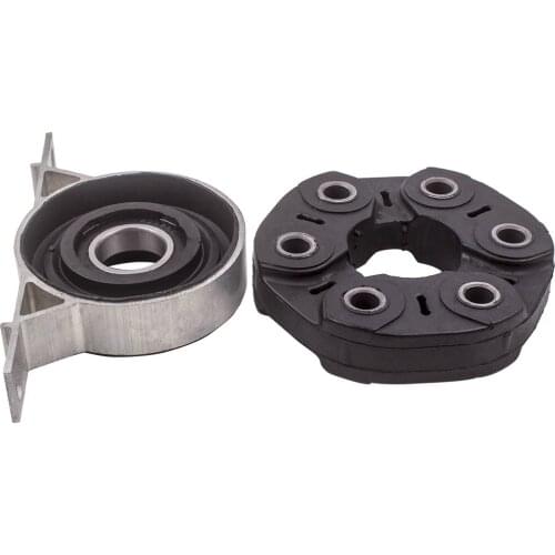 2Pcs Drive shaft center Support Bearing Flex Disc Joint Fit for BMW E36 323CI 323I Z4
