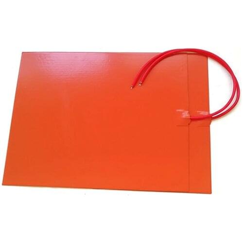 370*450*1.5mm 220v 800w silicone heat bed for 3d printer