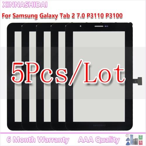 5pcs/For Samsung Tab 2 P3100 LCD Display Touch Screen Digitizer Replacement for Samsung Galaxy P3110