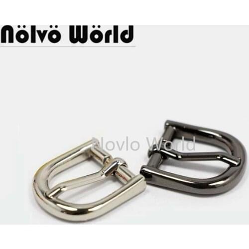 50PCS 5 Colors inner width 17.5mm(5/8") half circular adjust pin buckle,alloy buckles for dog collars belt adjusted hardware