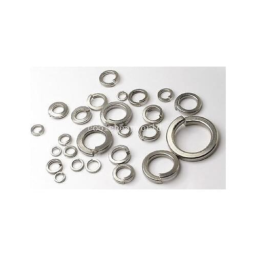 50pcs M14 304 Stainless Steel Spring Washers Split Lock Washers