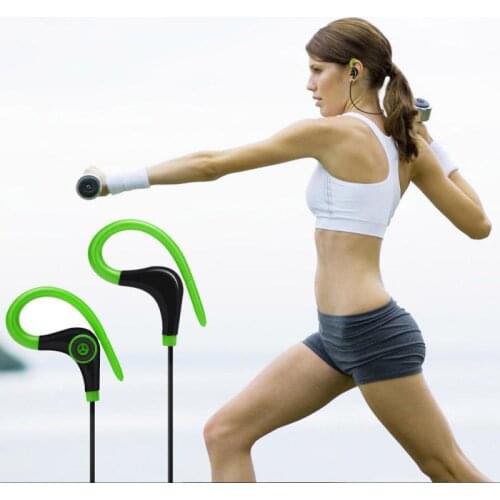 Bass Wireless Earphones Bluetooth Ear Hook Sport Running Headphone For Xiaomi IPhone Samsung Android Phone Headset Dropship