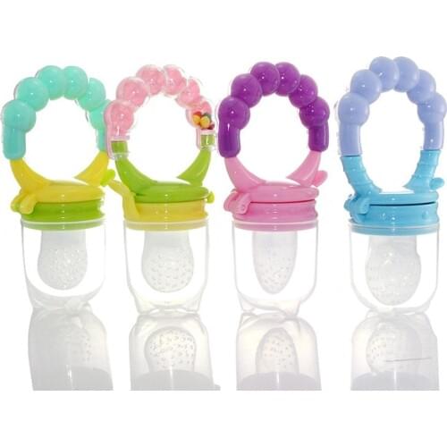 Infant Kids Baby Dental Care Silicone Teethers Teether Toy Teething Gum for Chewing Fruits and Vegetables