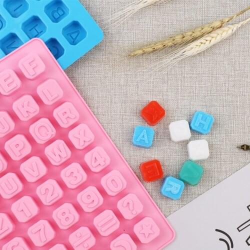 Letter/Number Mold Silicone 3D Fondant Mold Cakes Decorating Tools DIY ice molds Gumpaste Kitchen Bakeware